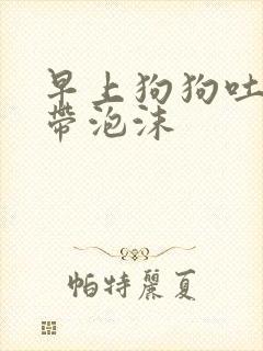 早上狗狗吐黄水带泡沫