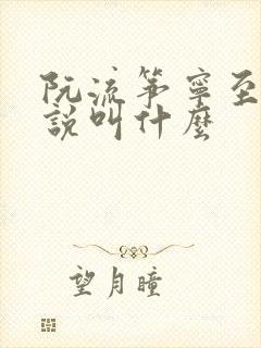 阮流筝宁至谦小说叫什么