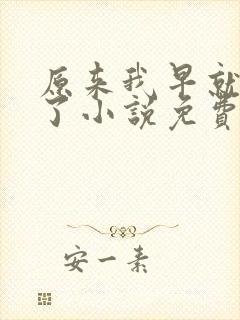 原来我早就无敌了小说免费阅读封面