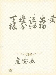 下边流出黄色水样分泌物封面