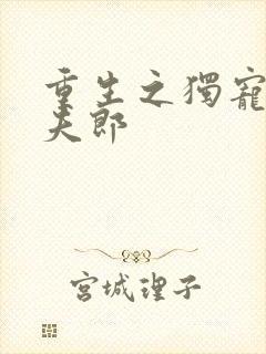 重生之独宠冲喜夫郎