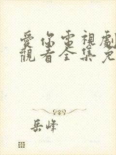 爱你电视剧在线观看全集免费播放