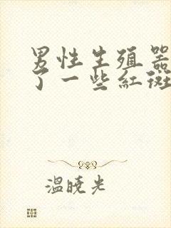 男性生殖器上长了一些红斑怎么回事