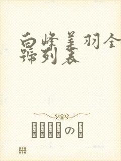 白峰美羽全部番号列表