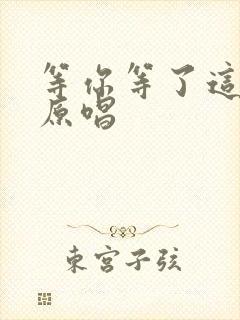 等你等了这么久原唱