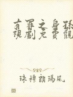 有罪之身孙千电视剧免费观看