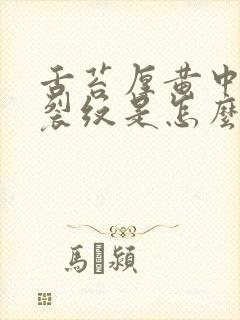 舌苔厚黄中间有裂纹是怎么回事