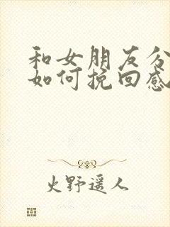 和女朋友分手了如何挽回感情的话语