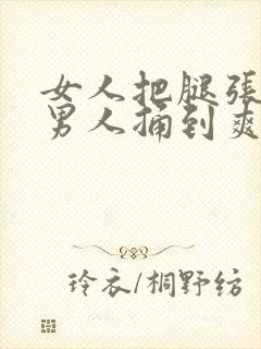 女人把腿张开让男人捅到爽