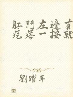 肛门左边有个硬疙瘩一按就疼