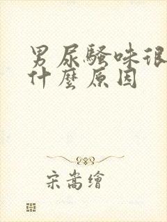 男尿骚味很重是什么原因封面