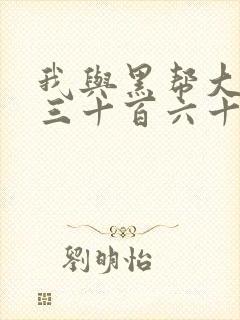 我与黑帮大佬的三十百六十五天3结局封面