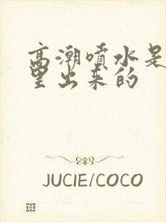 高潮喷水是从哪里出来的