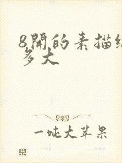 8开的素描纸有多大