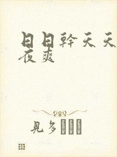 日日干天天插夜夜爽