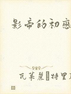 影帝的初恋封面