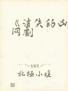 《消失的凶手》网剧