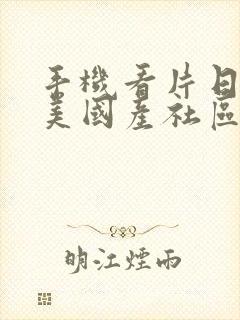 手机看片日韩欧美国产社区