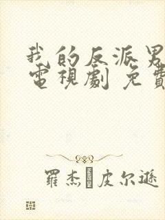 我的反派男友 电视剧 免费