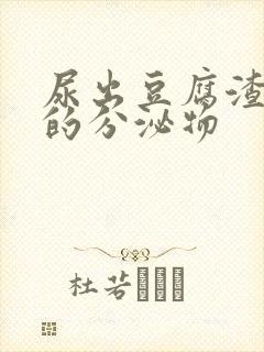 尿出豆腐渣一样的分泌物