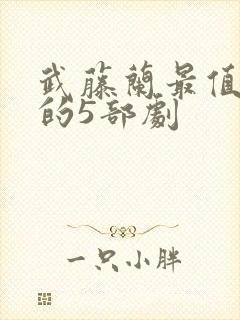 武藤兰最值得看的5部剧