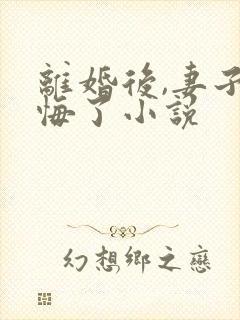 离婚后,妻子后悔了小说