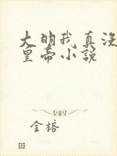 大明我真没想当皇帝小说