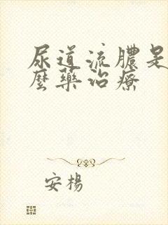 尿道流脓是吃什么药治疗