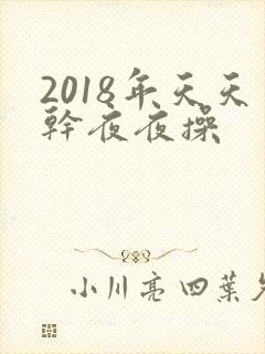 2018年天天干夜夜操封面