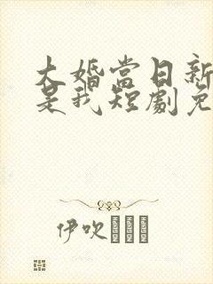 大婚当日新娘不是我短剧免费观看