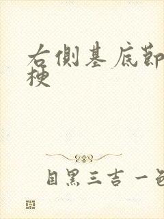 右侧基底节区腔梗