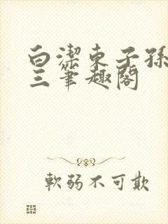 白洁东子孙敏陈三笔趣阁