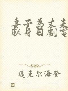 妻子为丈夫升职献身日剧电影在线观看封面