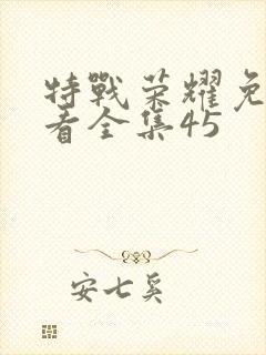 特战荣耀免费观看全集45