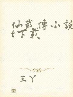 仙武传小说txt下载