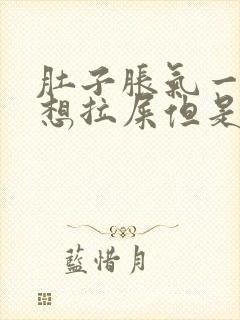 肚子胀气一直是想拉屎但是拉不出