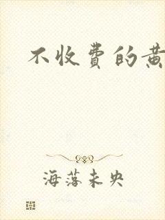 不收费的黄色片封面