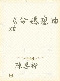 《公媳恋曲》txt封面