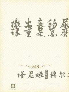 撒出来的尿味道很重是怎么回事