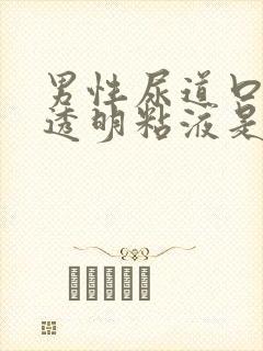 男性尿道口流出透明粘液是怎么回事