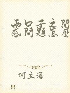 两口子之间的情感问题怎么解决