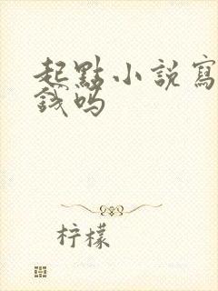 起点小说写书赚钱吗