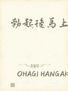 勃起后马上变软封面