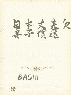 日本丈夫欠巨债妻子偿还