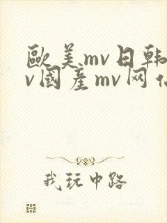 欧美mv日韩mv国产mv网站