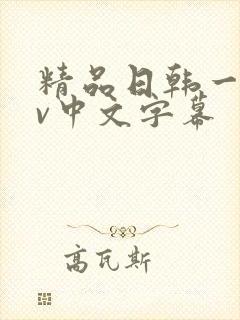 精品日韩一级av中文字幕封面