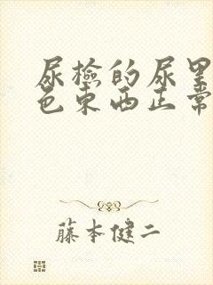 尿检的尿里有白色东西正常吗