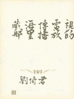 藏海传电视剧在哪里播放的