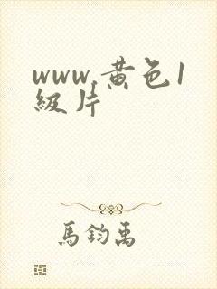www.黄色1级片封面