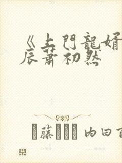 《上门龙婿》叶辰萧初然